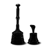 Nirox Sturalavandini a Ventosa - Set da 2 Pezzi - Sturalavello a Molla - con Profilo scanalato per...