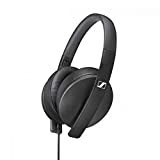Sennheiser HD 300 Cuffia Circumaurale, 18–20,000 Hz (-10 dB), Leggera, Richiudibile, Nero