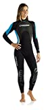 Cressi Morea Lady Wetsuit Full 3 mm, Muta Monopezzo Neoprene Ultrastretch Donna,...