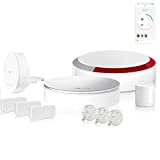 Somfy 1875230 - Home Alarm Plus, Allarme Casa Connesso senza Fili con Sirena Esterna, Somfy Protect,...