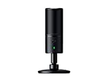 Razer Seiren X - PC Gaming Microfono a Condensatore per Streaming, Resistente Agli Urti, Porta di...