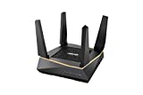ASUS RT-AX92U Gaming Router AX6100 Tri-Band WiFi 6 (802.11ax), Sicurezza di Rete AiProtection Pro,...