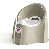 OKBABY Pasha - Vasino per Bambini con Seduta Anatomica e Schienale Rialzato - Grigio