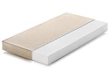 Marcapiuma Materasso Bambino 70 x 140 alto 10 cm, Bamby, Materassino Baby in Waterfoam Schiuma...