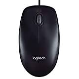Logitech M90 Mouse USB Cablato, 1000 DPI, Mouse Ambidestro, Compatibile con PC/Mac/Laptop, Nero