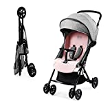 Kinderkraft Passeggino Leggero LITE UP, Compatto, Facilmente Pieghevole, Accessori, Bambini, Rosa