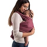 Laleni Fascia Porta Bebè, 100% Cotone Organico, Per Bambini dai 3,5 ai 15 Kg, Marsupio a Fascia per...