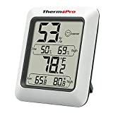 ThermoPro TP50 Termometro Igrometro Digitale per Ambiente Misuratore di Umidità e Temperatura...