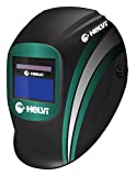 Helvi 21905100 Maschera Saldatore Autoscurante Vision 2.1-True Color, Nero/Verde