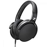 Sennheiser HD 400s Cuffia Microfonica Circumaurale con Comandi Remoti, Jack 3,5 mm, Nero
