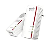 AVM FRITZ! Powerline 1260E WLAN Set International Kit 2 Adattatori, Extender Rete Linea Elettrica,...