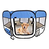 Recinto per Cagnolini, Cani, Gatti, Conigli, Tartarughe, Animali Box Pieghevole per Interno o...