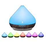 TaoTronics 300ML Diffusore di Aromi Ultrasuoni Vaporizzatore 7 Colori LED, Oli Essenziali,...