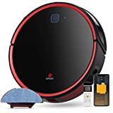 Robot Aspirapolvere Lavapavimenti, 50dB Silenzioso, Sensore Intelligente di Arresto delle Cadute,...