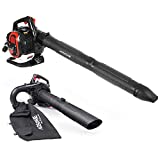 AOSOME ASBV3405 Soffiatore Foglie Professionale, Aspiratore a Scoppio - Aspirafoglie e Trituratore,...