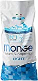 MONGE ALL BREED ADULT LIGHT 12 Kg (SALMONE E RISO) - Crocchette Super Premium al Salmone per cani...