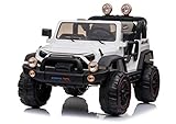 Mondial Toys Auto ELETTRICA 12V per Bambini 2 POSTI Maxi Fuoristrada con Telecomando 2.4G Soft Start...