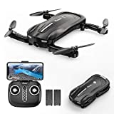 Potensic Drone Pieghevole con Fotocamera 1080P a Flusso Ottico D18 WiFi PFV Quadricottero con Due...