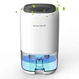 Ughey Deumidificatore Ambiente Casa,Mini Deumidificatori,1000ml, 7 Colori LED,Silenzioso e...
