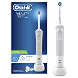 Oral-B Cross Action Vitality 100 Spazzolino Elettrico Base Ricaricabile, Bianco, ‎22.4 X 11.3 X...
