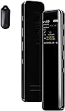 16GB Registratore vocale digitale professionale,Supereye registratore vocale con funzione...