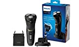 Philips Rasoi Elettrici S3333/54 Serie 3000, Rasoio Elettrico, Nero/Oro