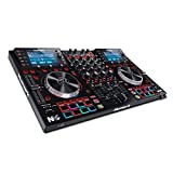 Numark NVII - Controller Intelligente per DJ a 4 Deck per Serato DJ con Doppio Display, Piatti in...