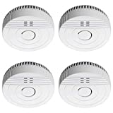 SEBSON 4X Rilevatore di Fumo GS536GC, Batteria da 5 Anni, DIN EN 14604 certificata, Rivelatori di...