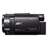 Sony FDR-AX33 Videocamera 4K Ultra HD con Sensore CMOS Exmor R, Ottica Grandangolare Zeiss da 29.8...
