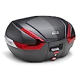 GIVI Bauletto V47NN Nero con Finitura in Texture Carbonio