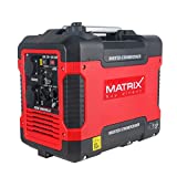 Matrix Inverter generatore di corrente con USB, a benzina, silenzioso, 4 tempi, 2000 Watt, per...