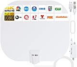 2021 Nuova Antenna TV Interna Potente Segnale di ricezione a 360° 320KM Gamma Per 1080P 4K Tutti i...