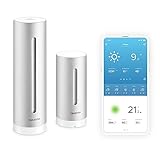 Netatmo Stazione meteo intelligente: WiFi, wireless, sensore interno ed esterno, previsioni del...