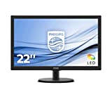 Philips Monitor 223V5LHSB2 Monitor LCD-TFT per PC Desktop 21,5' LED, Full HD, 1920 x 1080, 5 ms,...