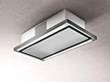 Elica CLOUD SEVEN IX/A/90 - Cappa Cucina Aspirante da 90 cm, Tipologia da soffitto, Inox