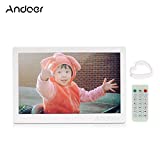 Andoer 13' Cornice Foto Digitale LED per Musica e Film Supporto MP3 / MP4 / Calendario / Sveglia...