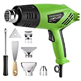 Pistola ad Aria Calda, Ginour 2000W Pistola Termica Elettrica 230V, 350℃-250L/min,...