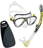 Cressi Big Eyes Evolution & Alpha Ultra Dry Professional Combo, Set per Immersioni e Snorkelling...