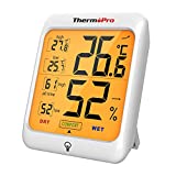 ThermoPro TP53 Termometro Igrometro Interno Misuratore di Umidità e Temperatura Ambiente Digitale...