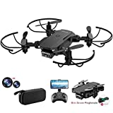 allcaca RC Mini Drone con Telecamera 4K HD Doppia, RC Quadcopter Drone Pieghevole WiFi FPV Drone, Un...