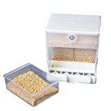 Abree mangiatoia Automatica Uccelli Trasparente per pappagallino canarino pappagallino fringuello,...