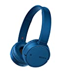 Sony WH-CH500, Cuffie Wireless Bluetooth NFC con Durata della Batteria di 20 Ore, Blu