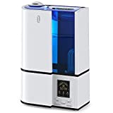 Umidificatore Ambiente Ultrasuoni TaoTronics, Purificatore d'Aria, Grande Capacità 4L, Display LED,...