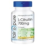 L-Citrullina 700mg - Polvere in capsule - Vegan - 210 Capsule