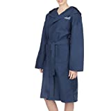 Arena Zeal, Accappatoio in Microfibra Unisex Adulto, Blu (Navy/White), L