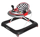 Girello a norma START con piatto giochi luci e suoni, pratico leggero e colorato - regolabile in...