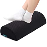 Topmener Poggiapiedi Sotto la Scrivania, Cuscino Ergonomico per Poggiapiedi con Schiuma ad Alta...