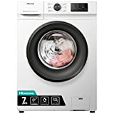 Hisense WFVC7012E - Lavatrice a Carica Frontale 7 Kg, 1200 rpm, 15 Programmi, Display LED, Programma...