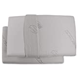 Baldiflex, Coppia di Cuscini in Memory Foam, Modello Saponetta, Altezza 11 cm, Ideale per dolori...