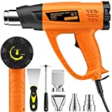 SEEKONE Pistola Termica 2000W, 60℃- 600℃ Pistola ad Aria Calda Professionale Temperatura...